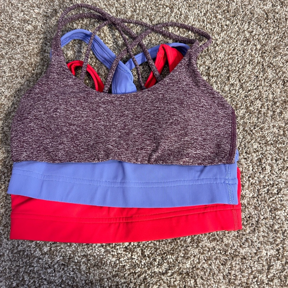 TNA Women's Bra Set - Purple, Blue, Red